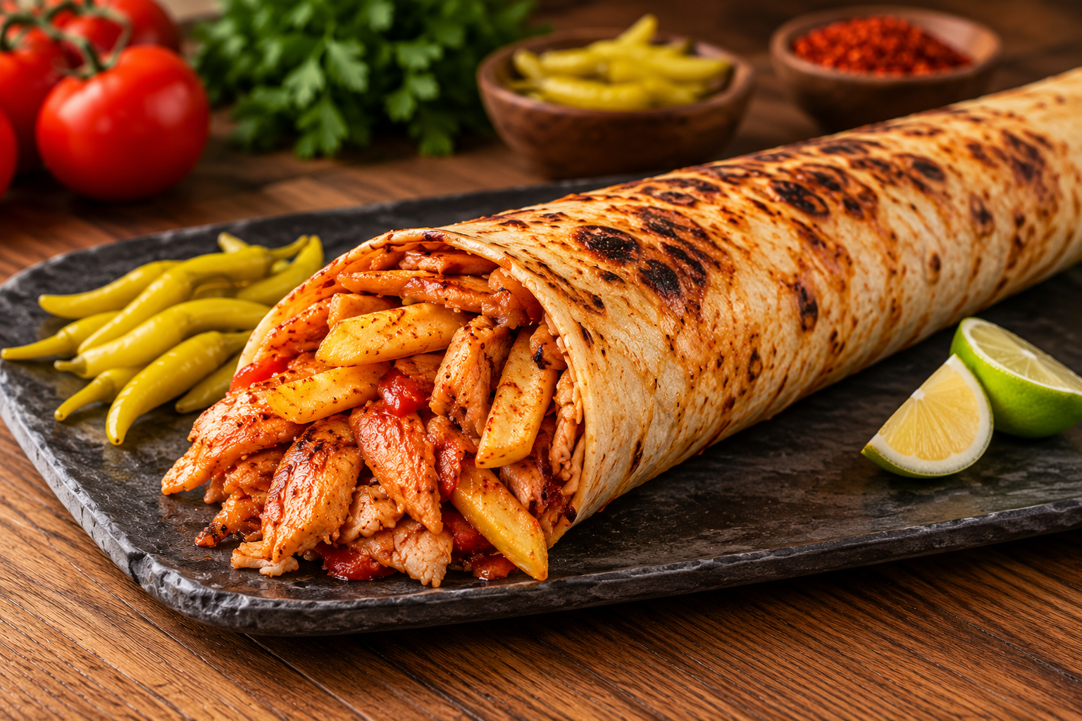 Tavuk Döner Dürüm (200 gr)